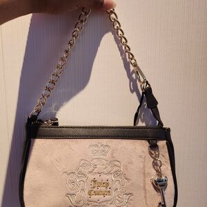 Elegant Cream and Black Women's Bag
